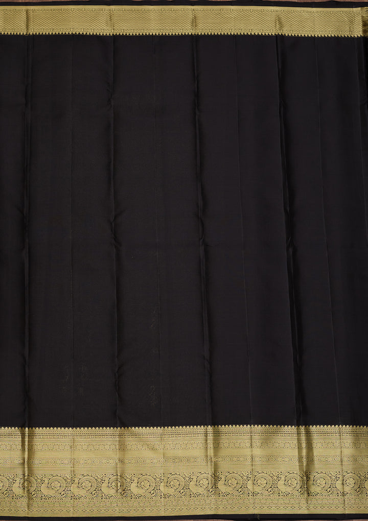 Black Zariwork (Gold) Pure Silk Saree
