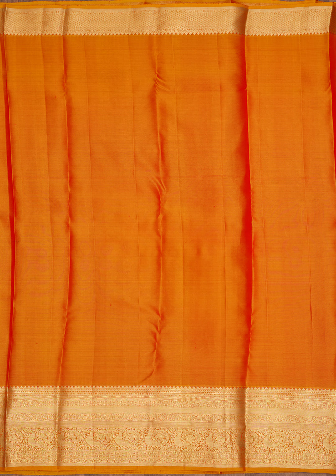 Mustard Zariwork (Gold) Pure Silk Saree