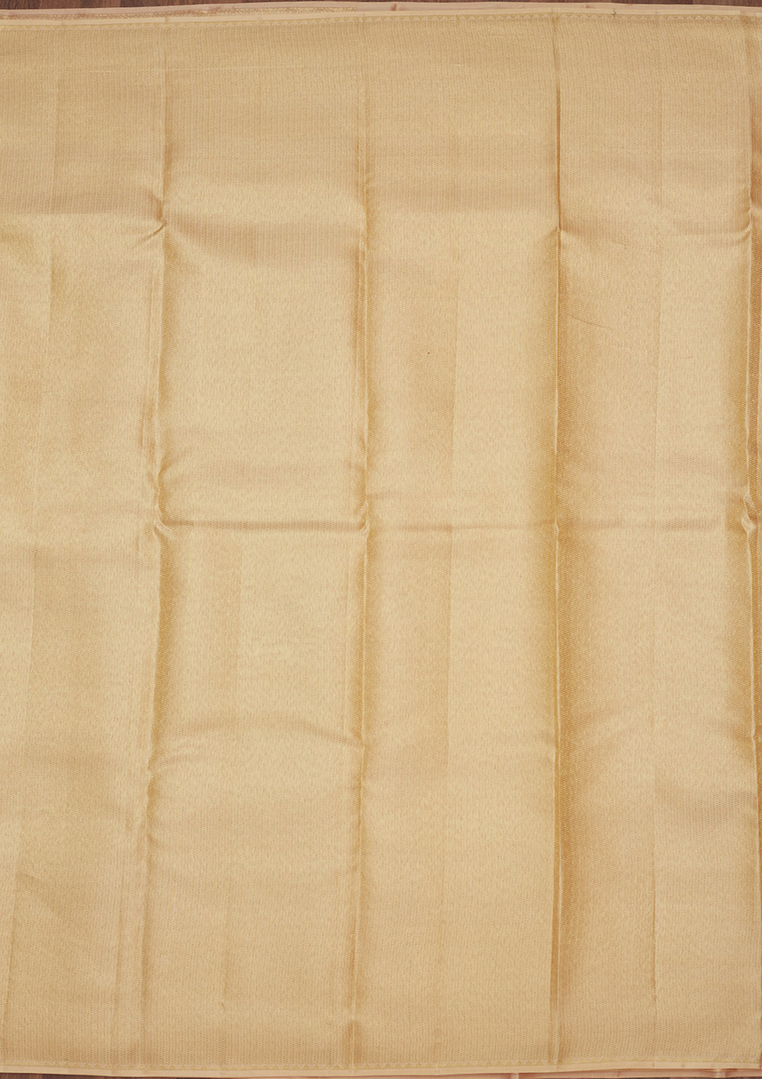 Beige Silk Jaal Gold Zariwork Saree With Matching Blouse Piece