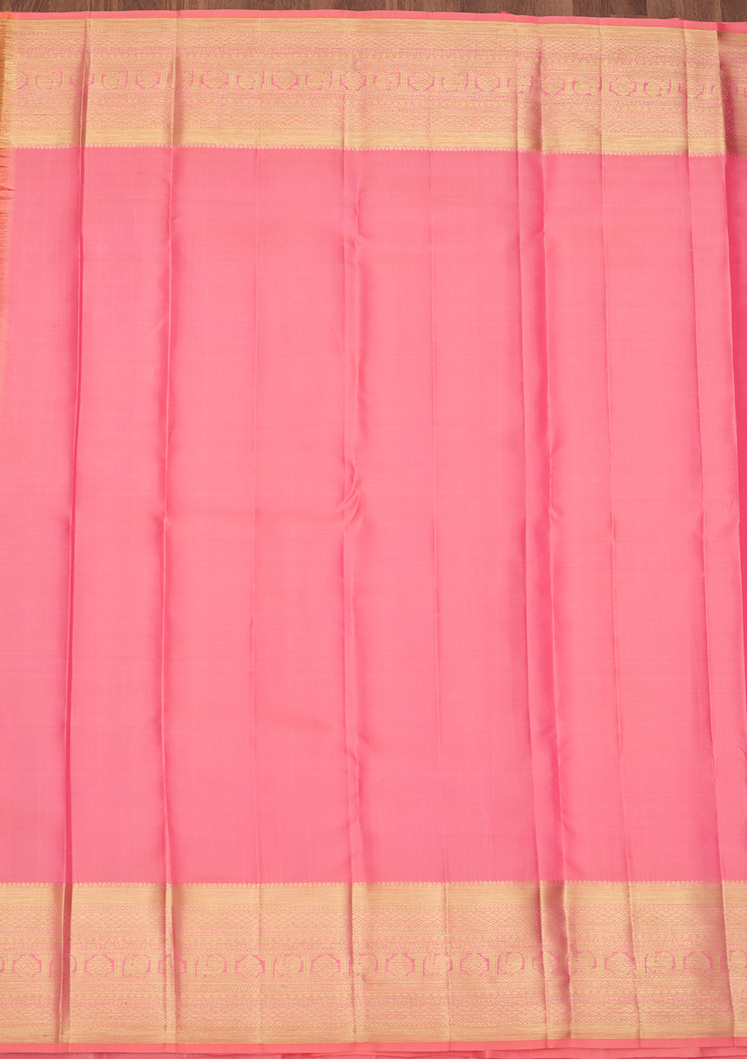 Pink Zariwork (Gold) Pure Silk Saree