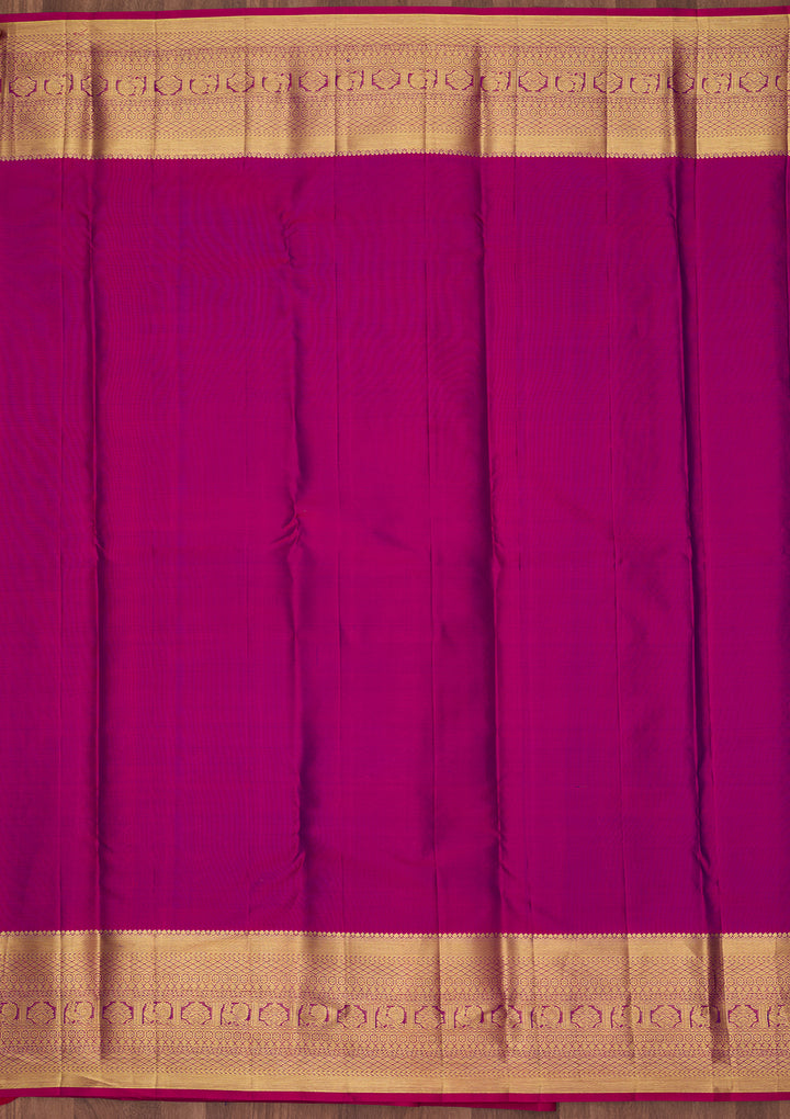Rama Green Dharmavaram Pure Silk Saree