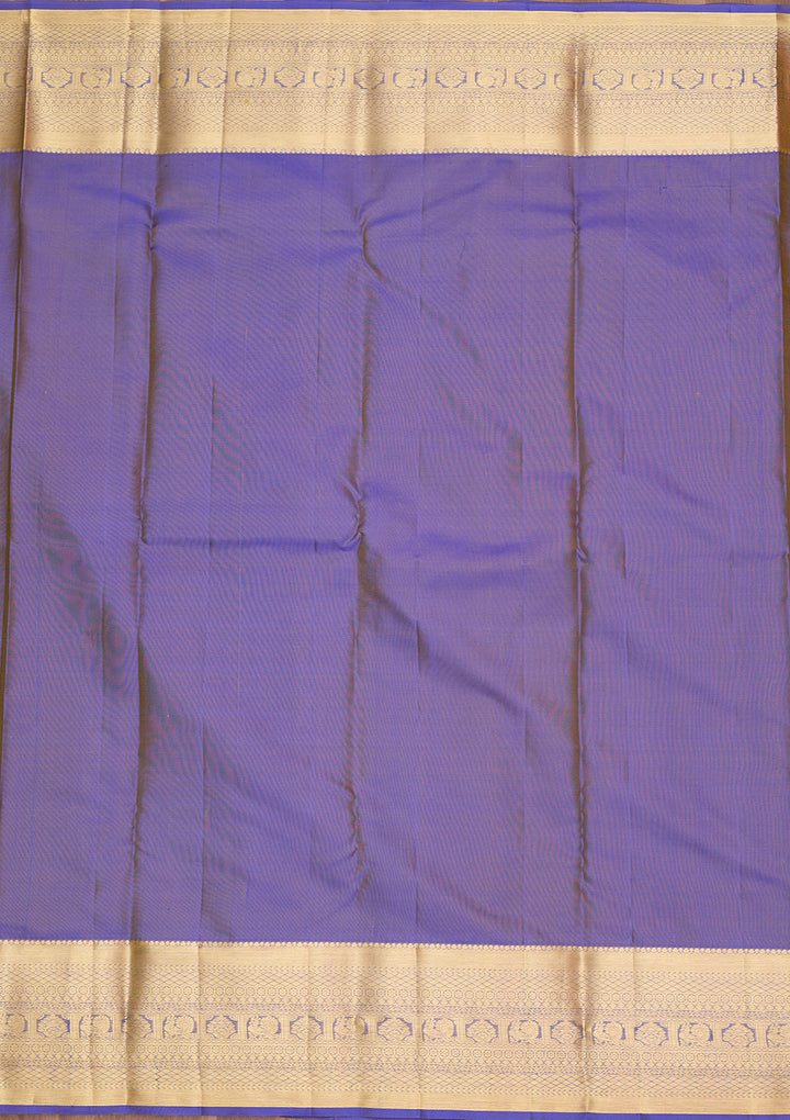 Yellow Dharmavaram Pure Silk Saree
