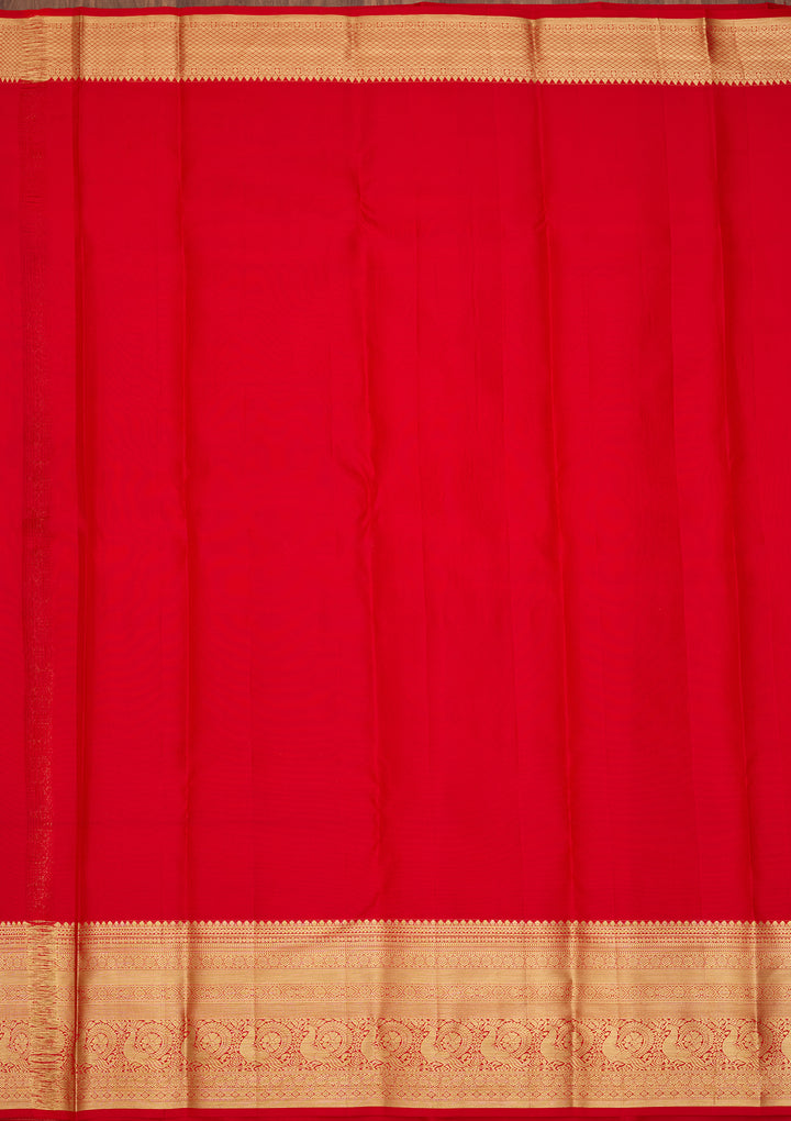 Red  Pure Silk Saree
