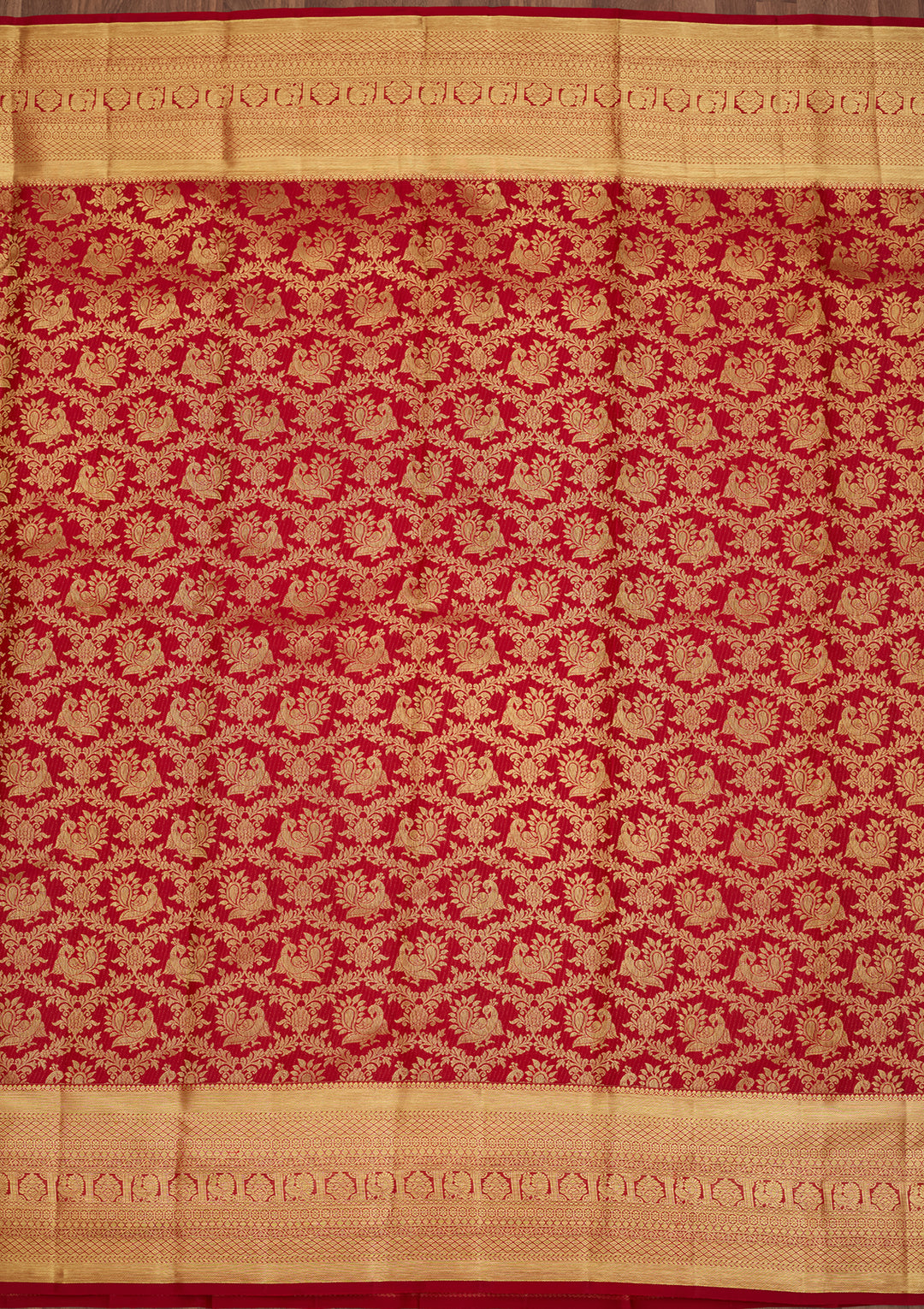 Maroon  Pure Silk Saree