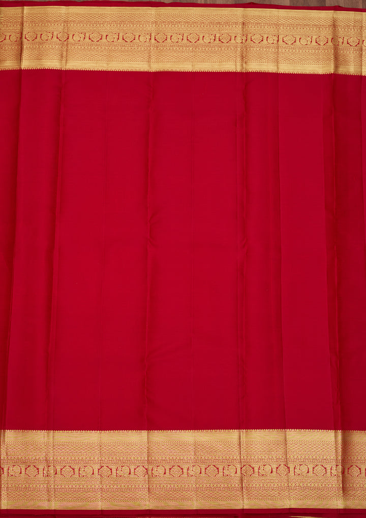 Maroon  Pure Silk Saree