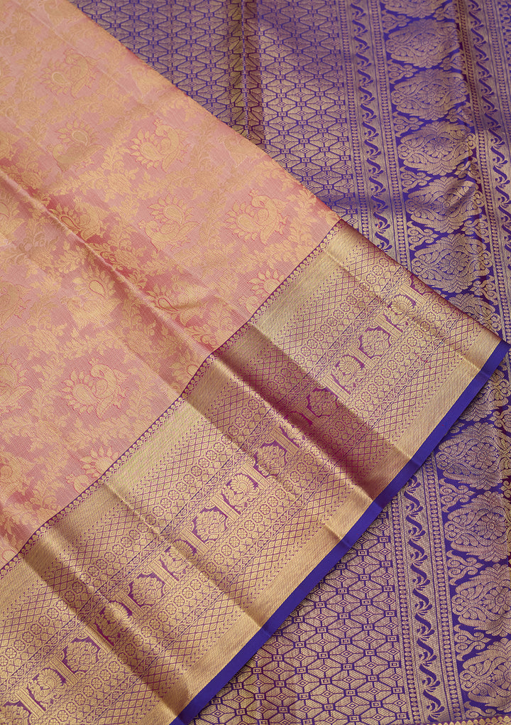 Pink  Pure Silk Saree