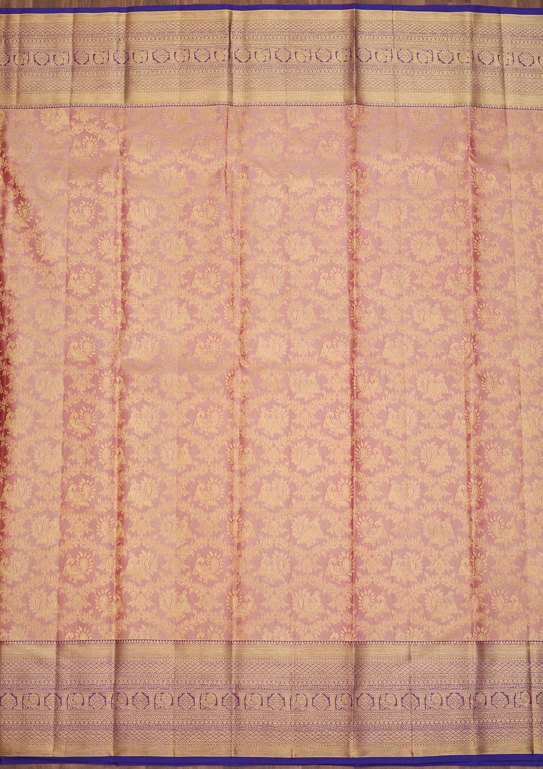 Pink  Pure Silk Saree