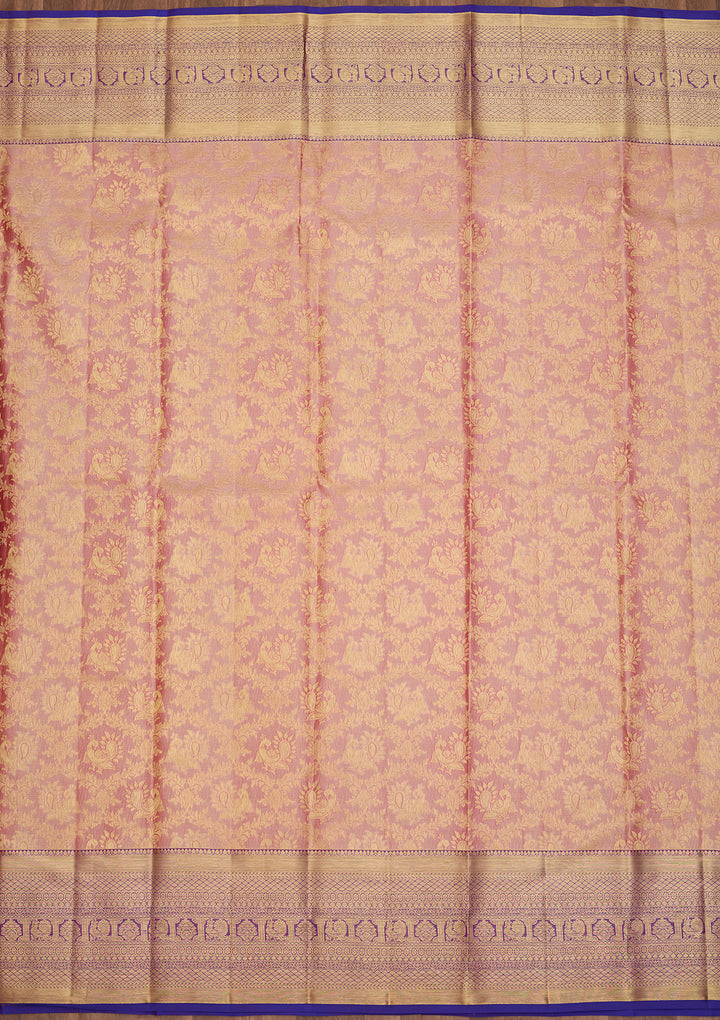 Pink  Pure Silk Saree