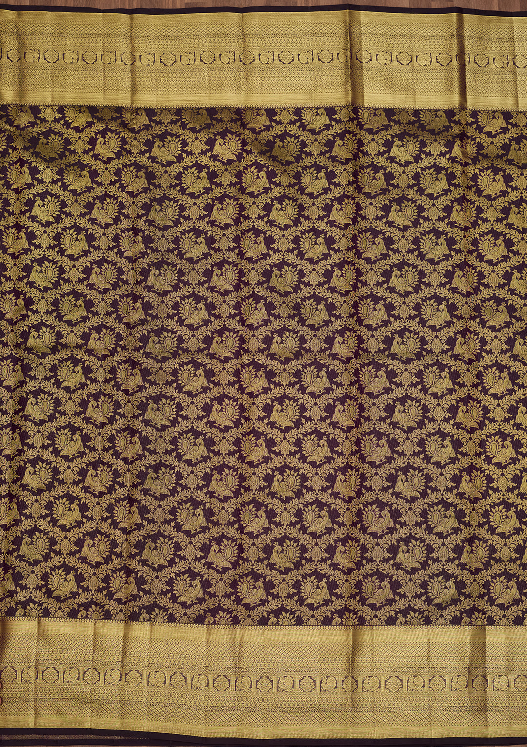 Purple  Pure Silk Saree