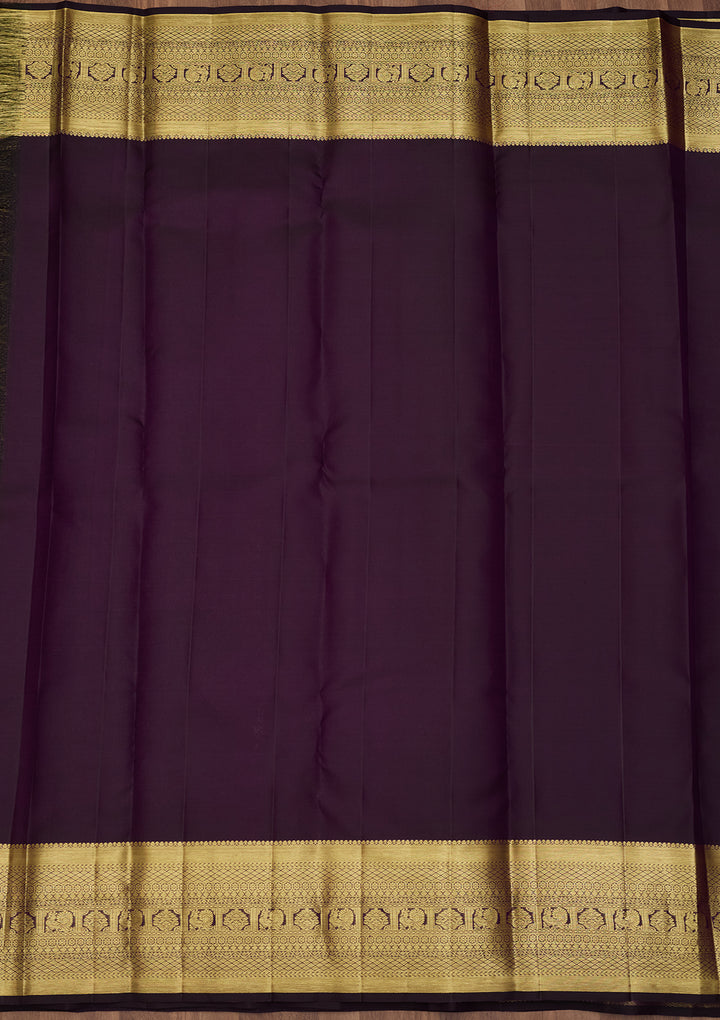 Purple  Pure Silk Saree