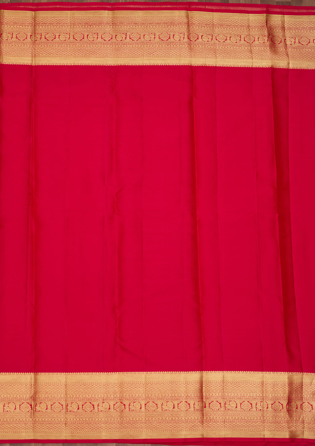 Rani Pink Silk Jaal Saree With Matching Blouse Piece