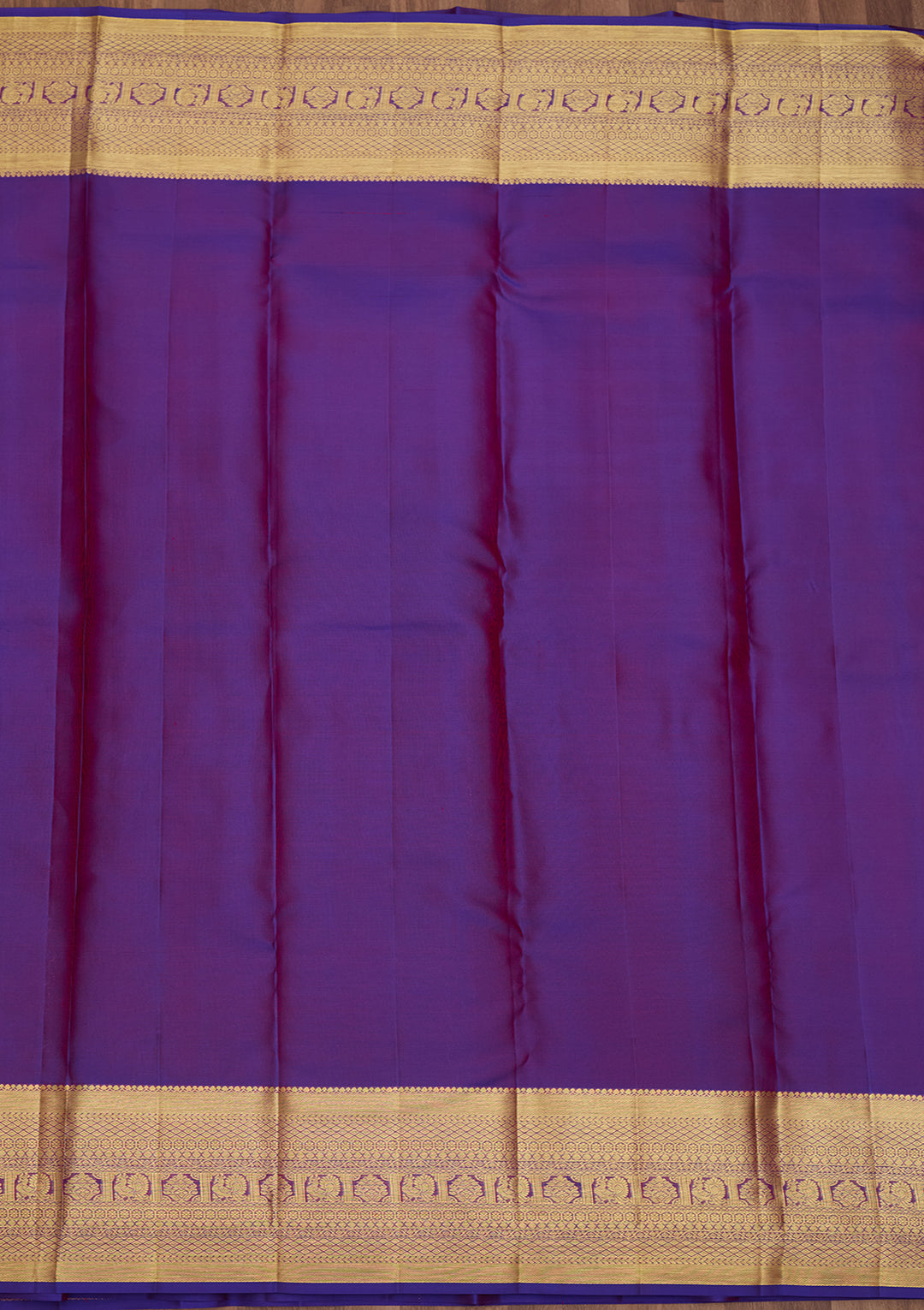 Rust  Pure Silk Saree