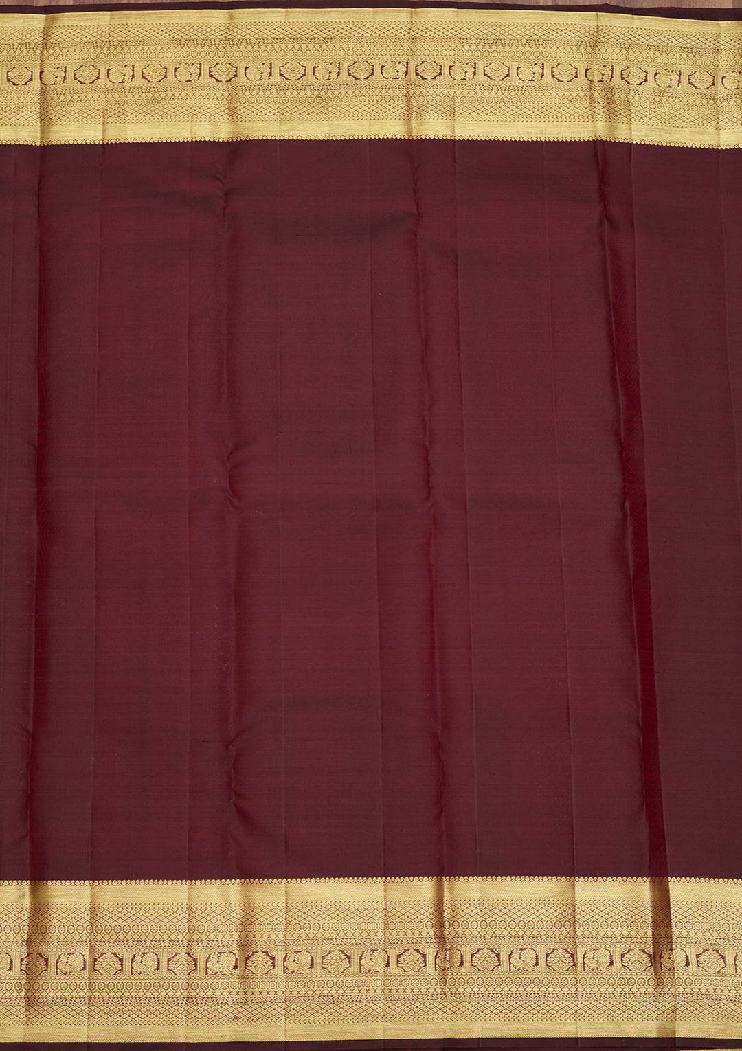 Dark Maroon  Pure Silk Saree