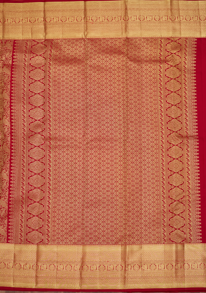 Maroon  Pure Silk Saree