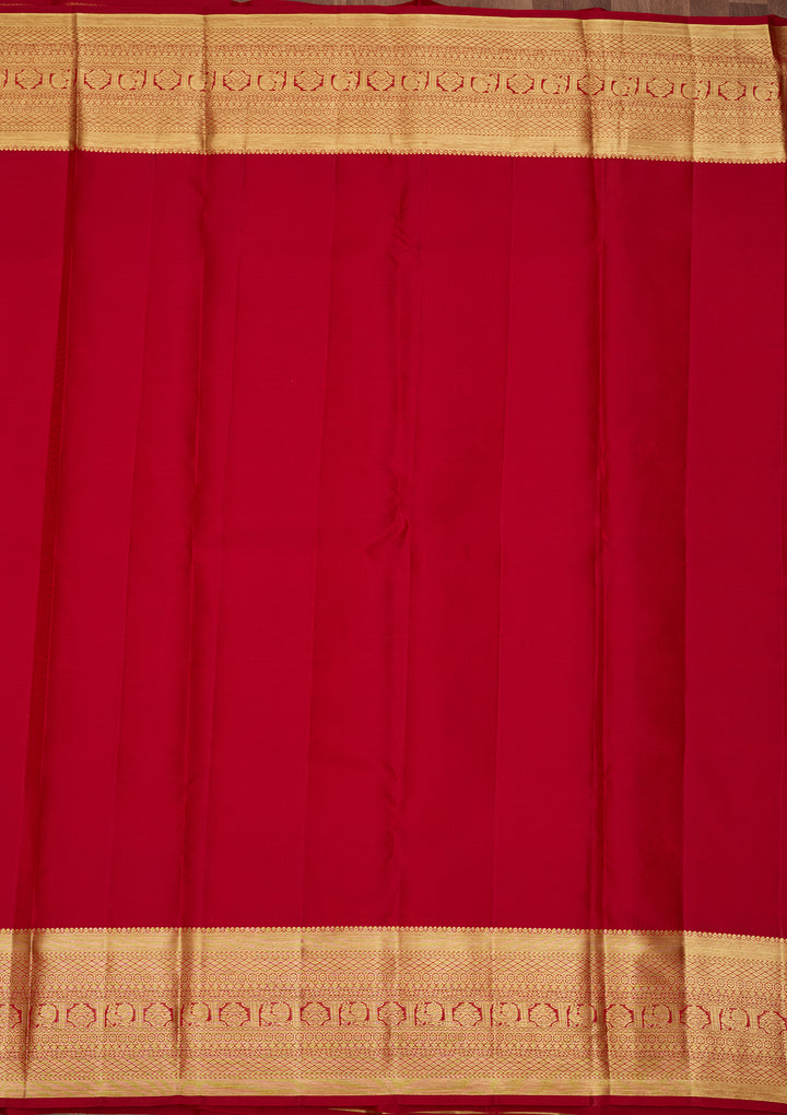 Maroon  Pure Silk Saree