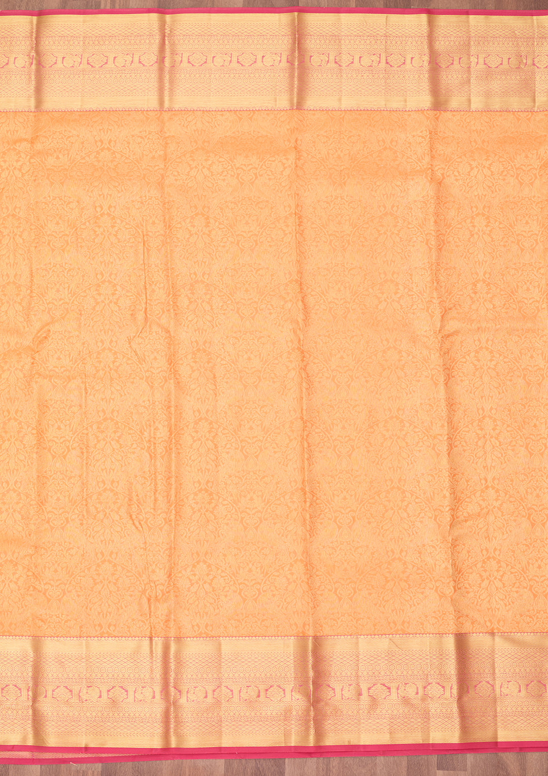 Orange Kanjivaram Pure Silk Saree