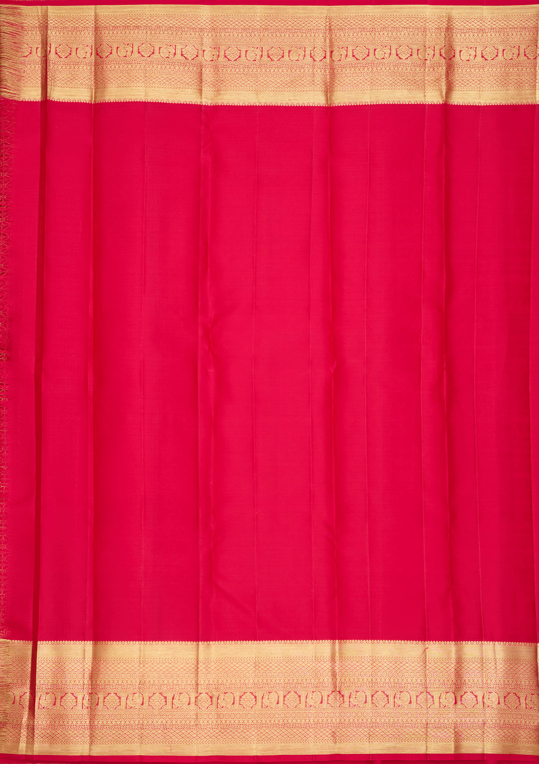 Rani Pink  Pure Silk Saree
