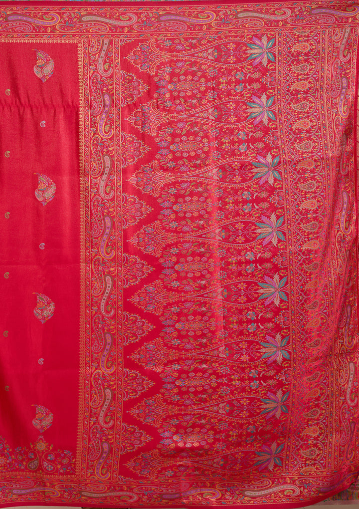Rani Pink Kanjivaram Art Silk Saree