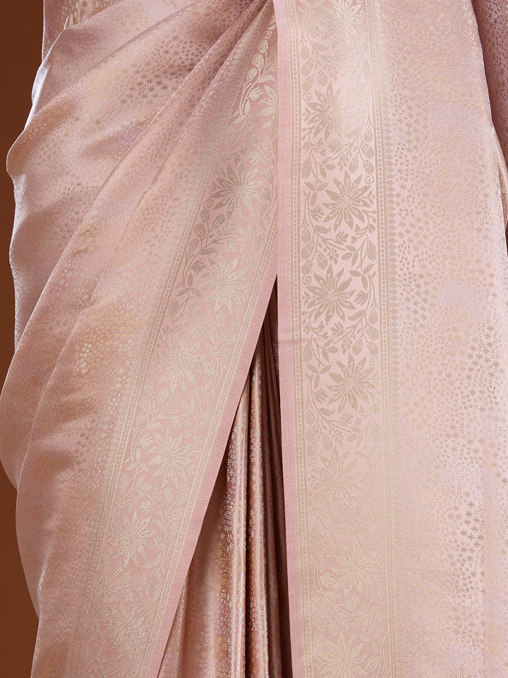 Mauve Banarasi Art Silk Saree