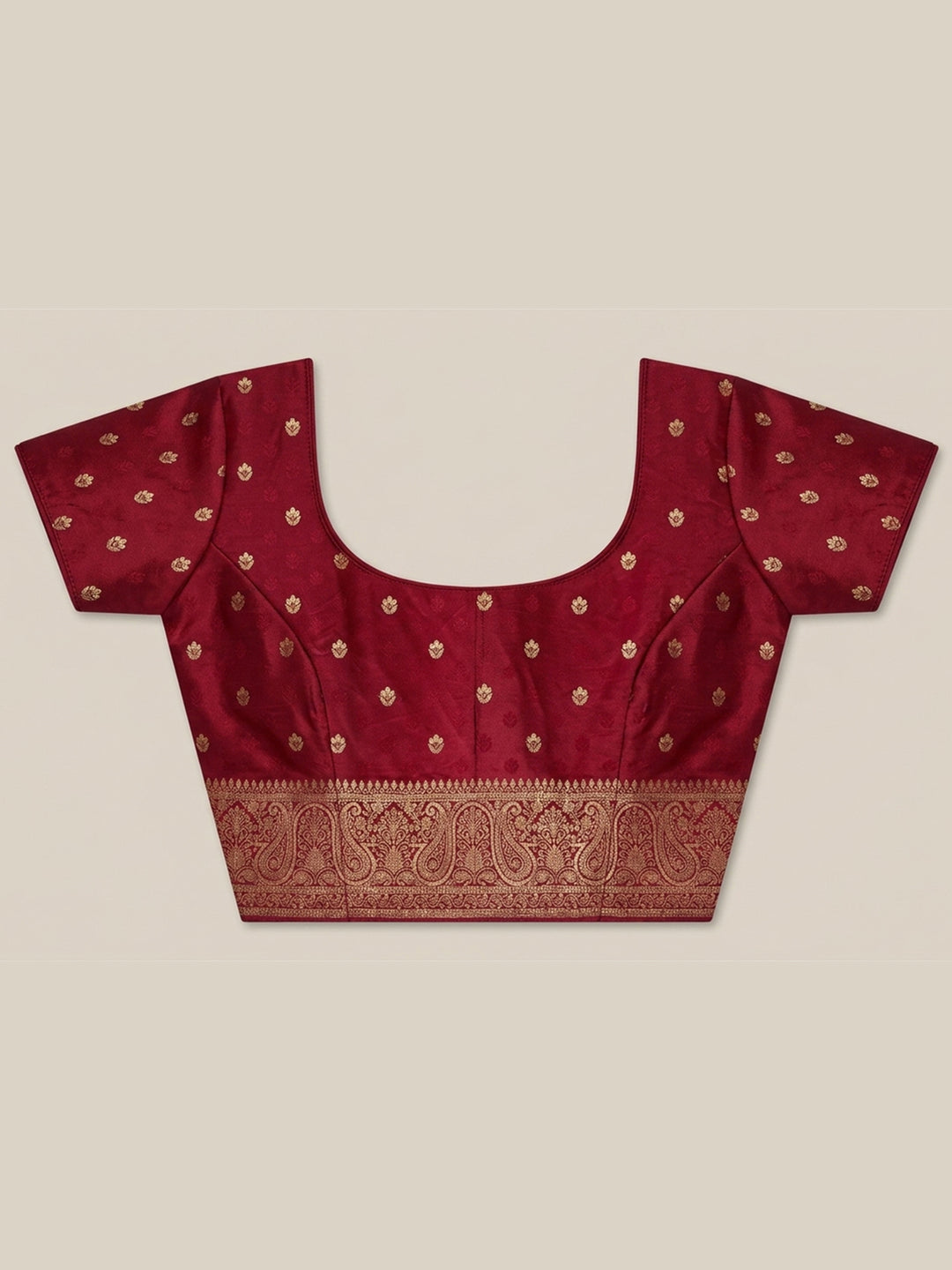 Maroon Banarasi Art Silk Saree