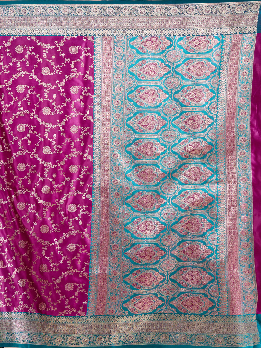 Purple Banarasi Art Silk Saree