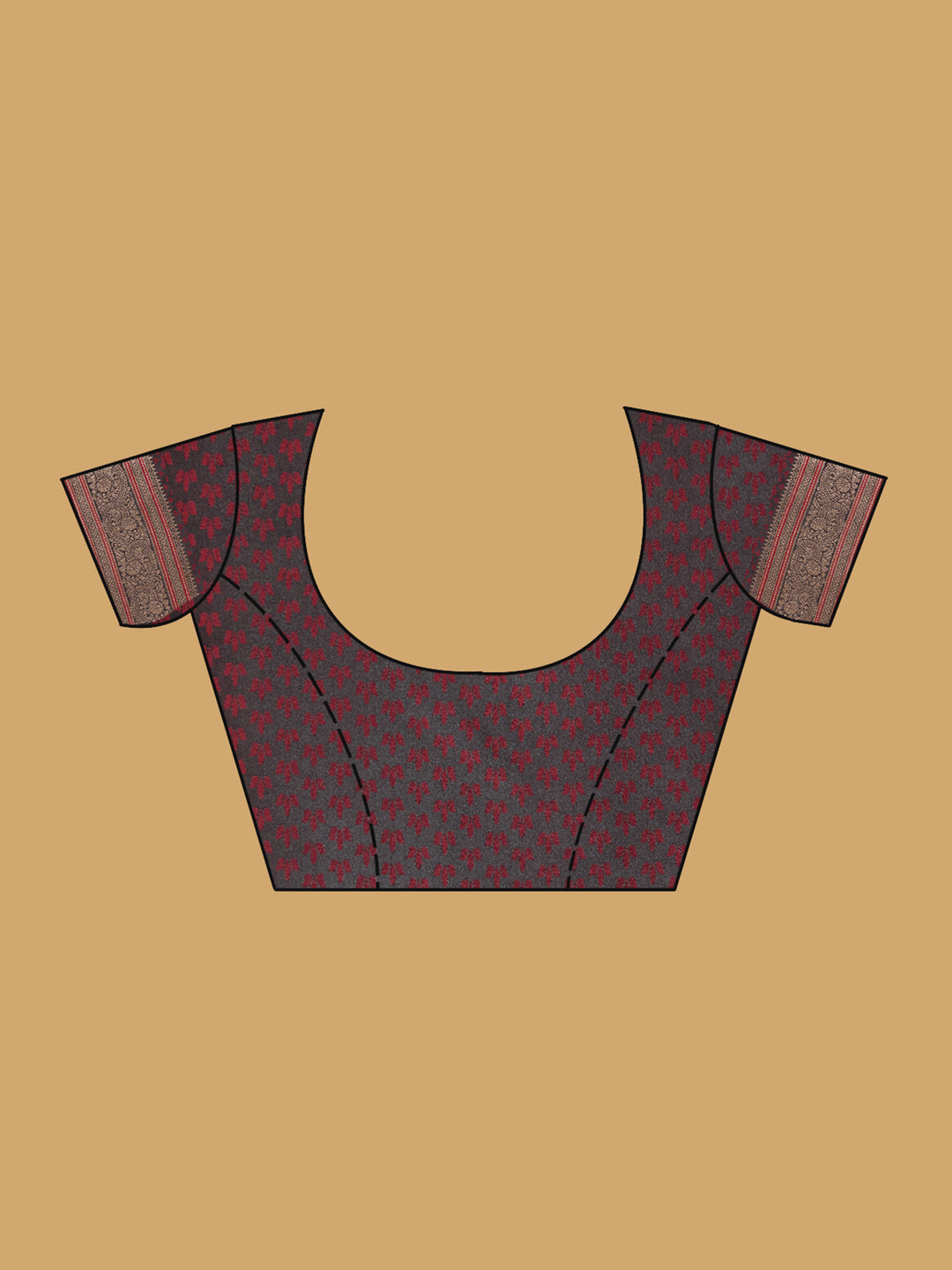 Maroon Banarasi Art Silk Saree