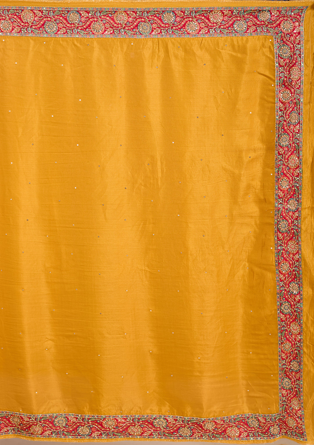 Mustard Banarasi Art Silk Saree