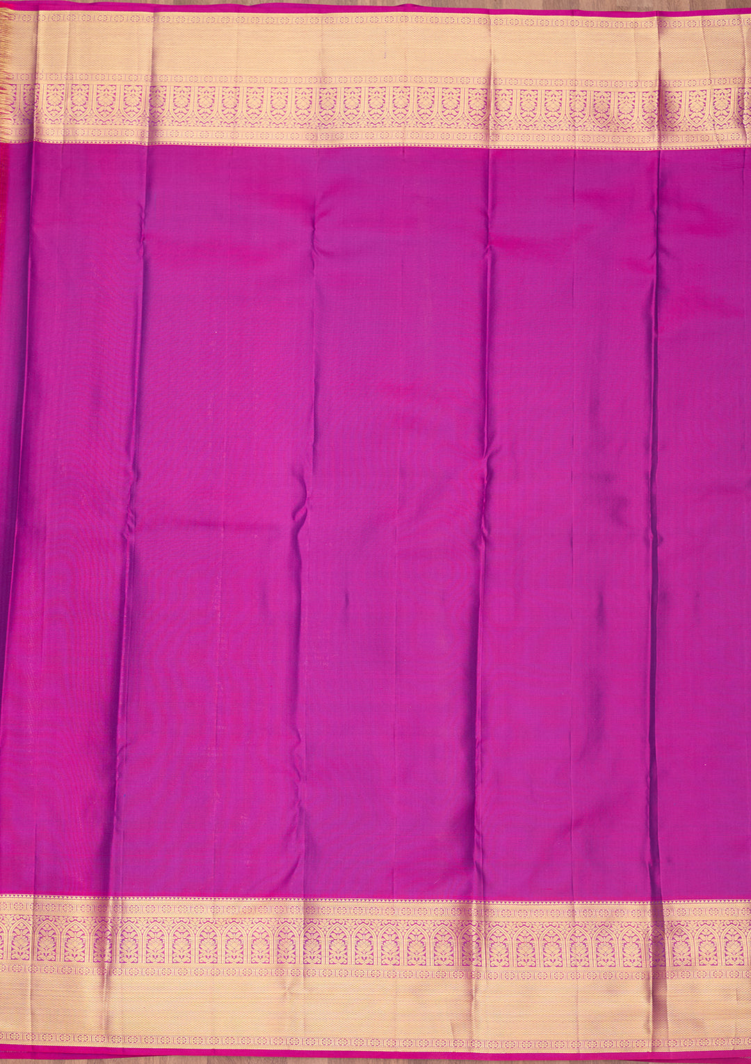 Peacock Blue Silk Jaal Saree With Matching Blouse Piece
