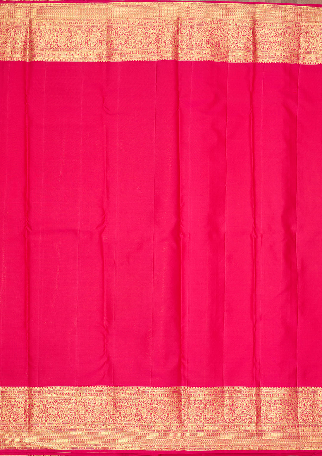 Peach Dharmavaram Pure Silk Saree
