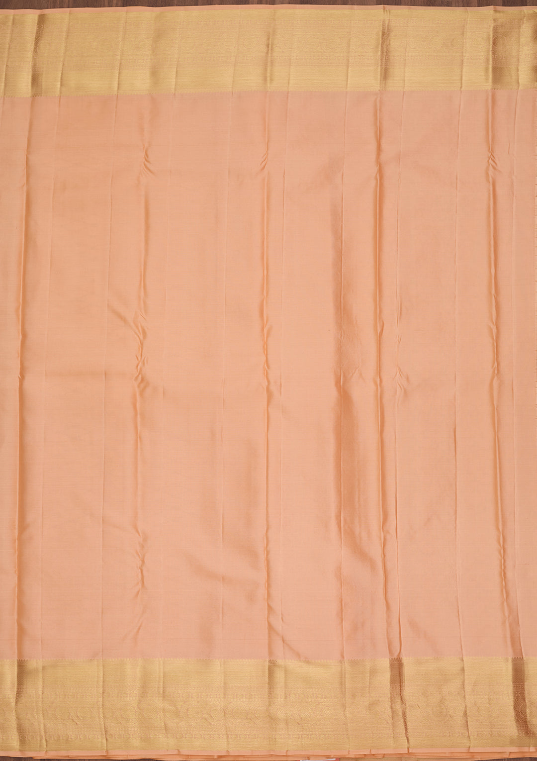 Peach Dharmavaram Pure Silk Saree
