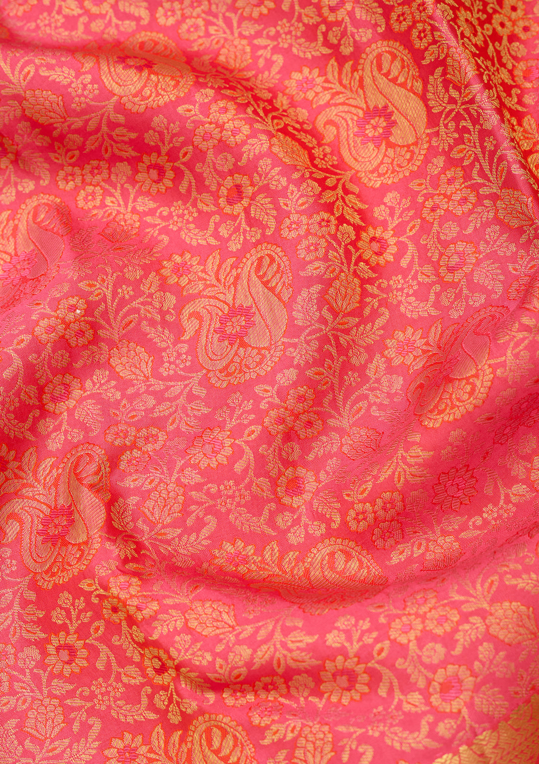 Mustard Dharmavaram Pure Silk Saree