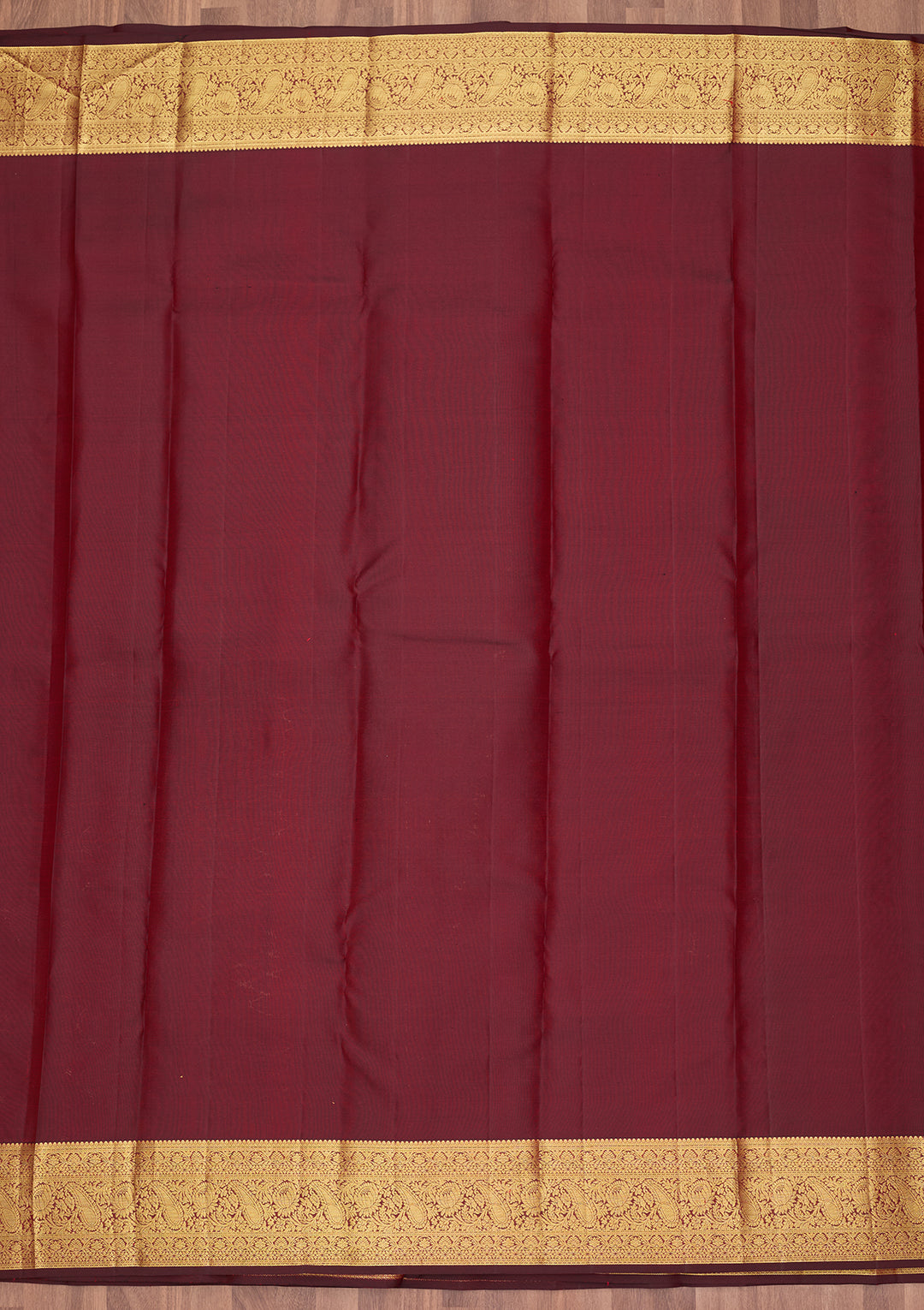 Maroon Dharmavaram Pure Silk Saree