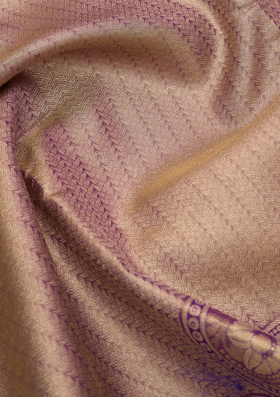 Purple Dharmavaram Pure Silk Saree