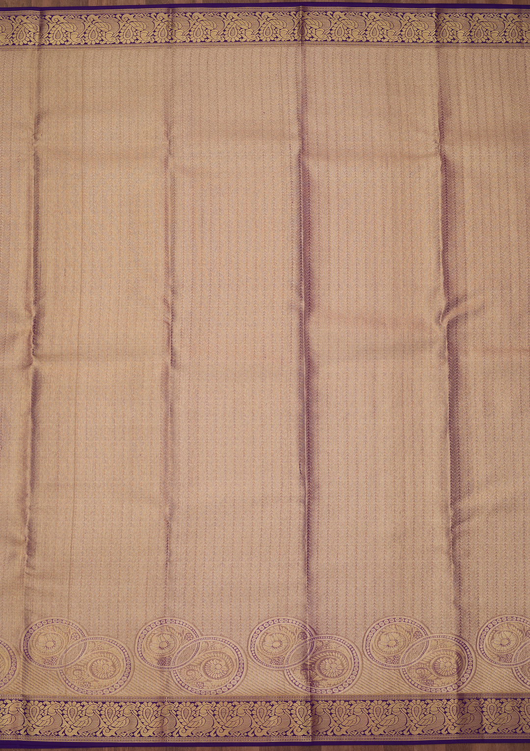 Purple Dharmavaram Pure Silk Saree
