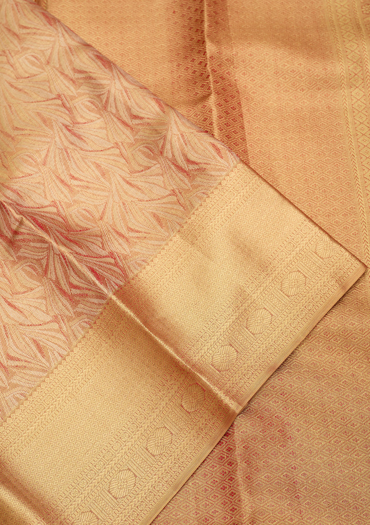 Gold Dharmavaram Pure Silk Saree