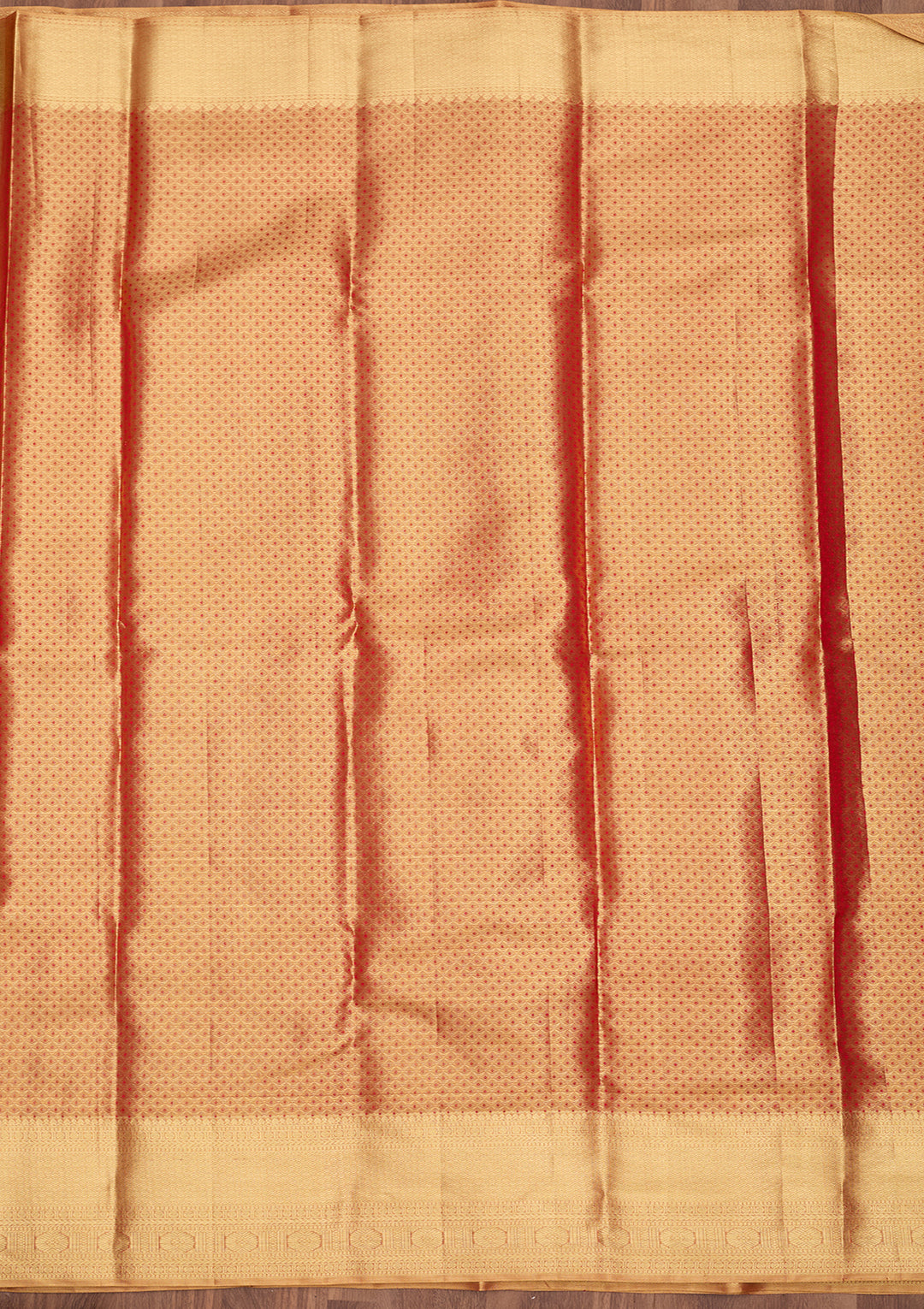 Gold Dharmavaram Pure Silk Saree