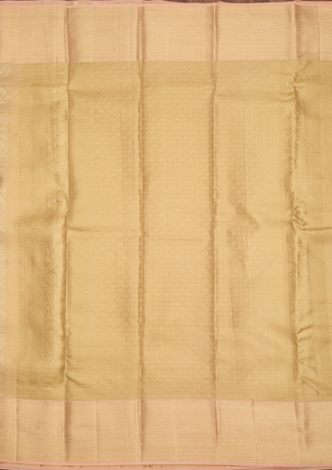 Beige Dharmavaram Pure Silk Saree