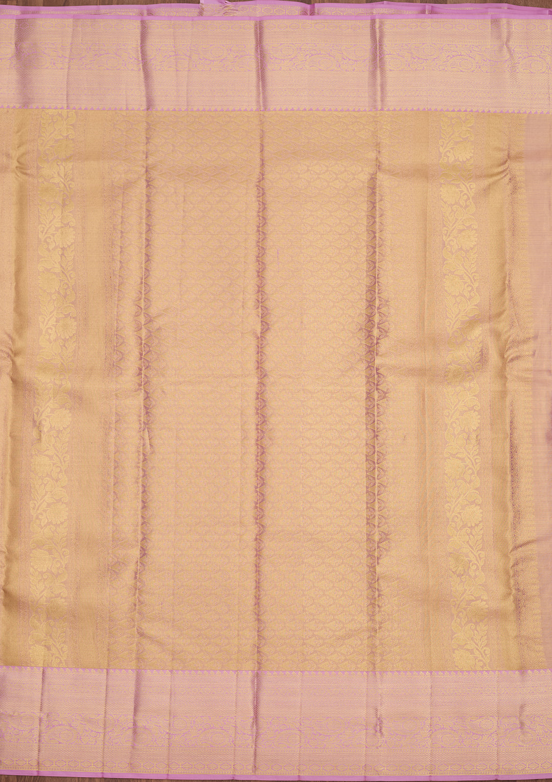 Lavender Dharmavaram Pure Silk Saree