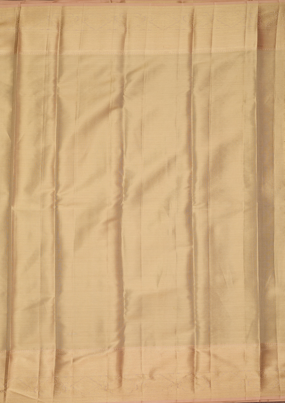 Gold Silk Jaal Saree With Matching Blouse Piece