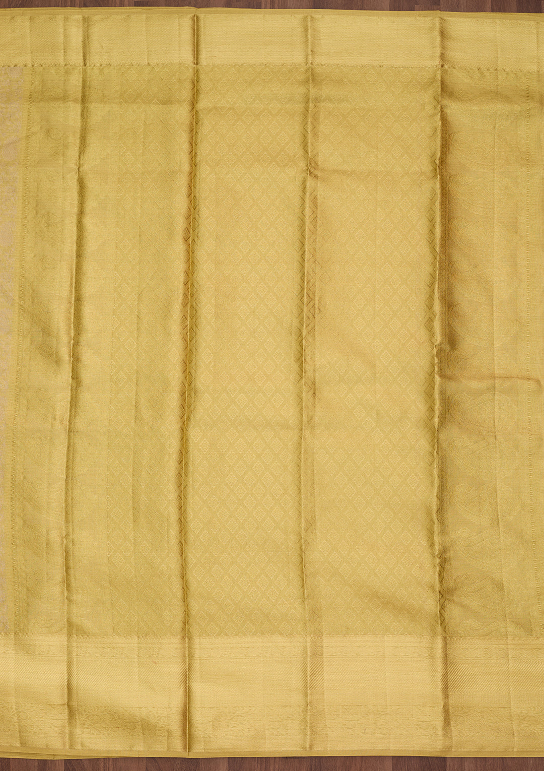 Gold Dharmavaram Pure Silk Saree