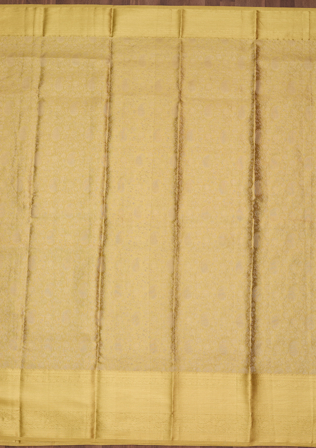 Gold Dharmavaram Pure Silk Saree