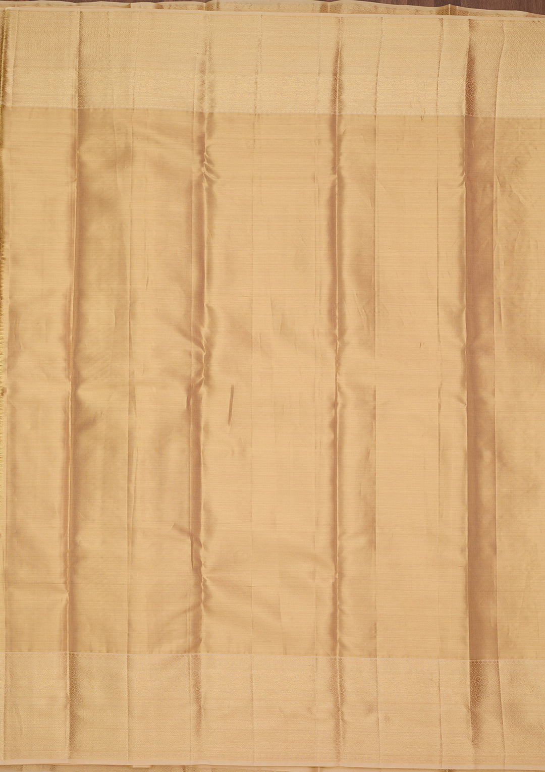 Beige Dharmavaram Pure Silk Saree