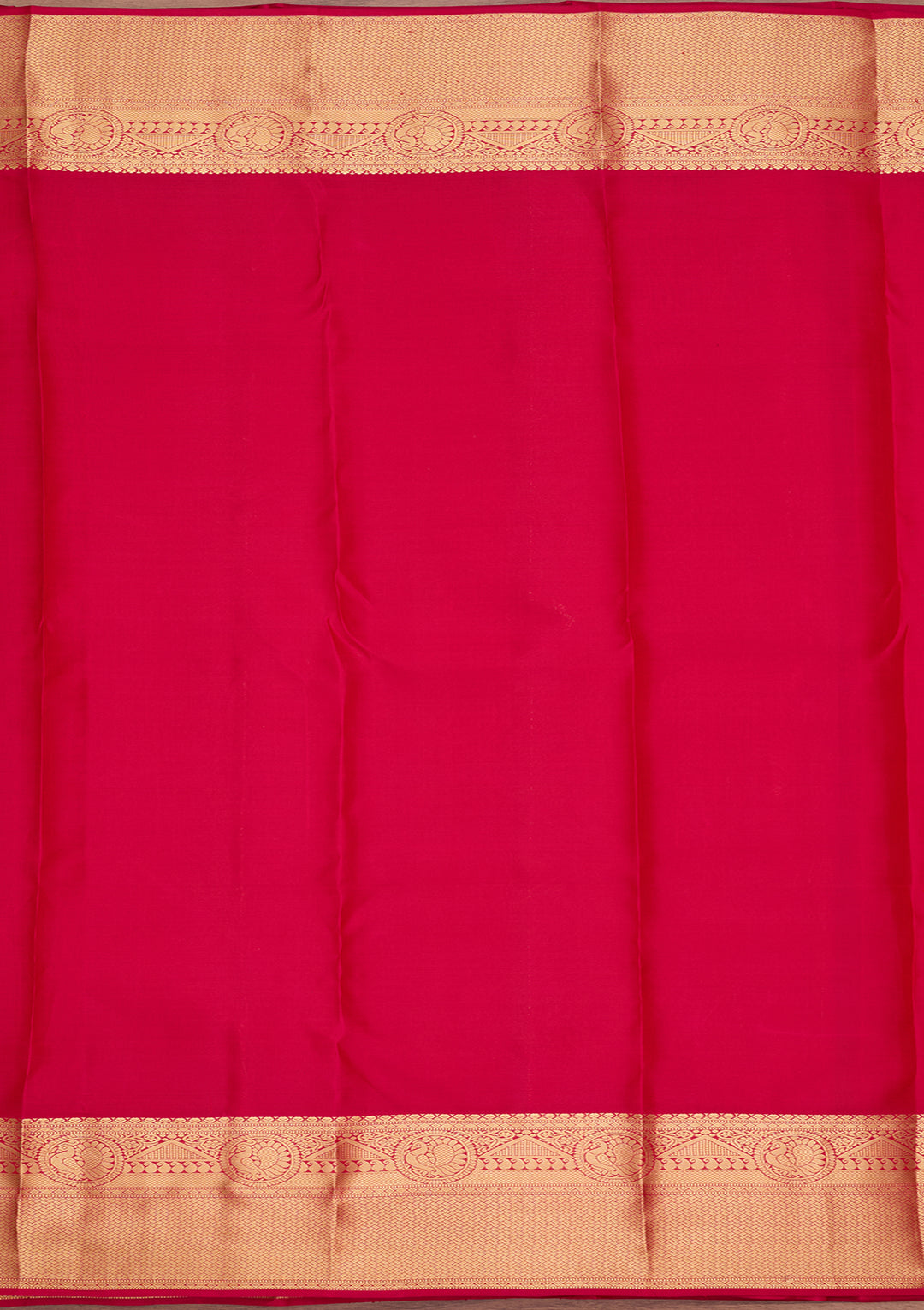 Rani Pink Kanjivaram Pure Silk Saree