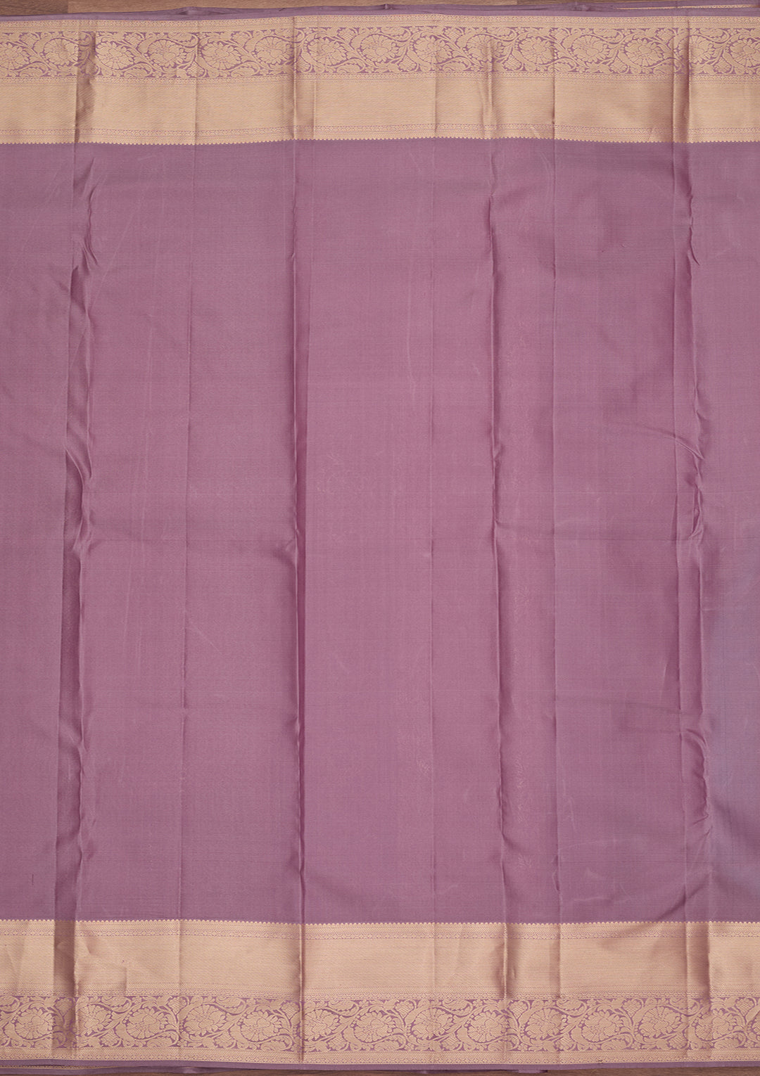 Lavender Kanjivaram Pure Silk Saree