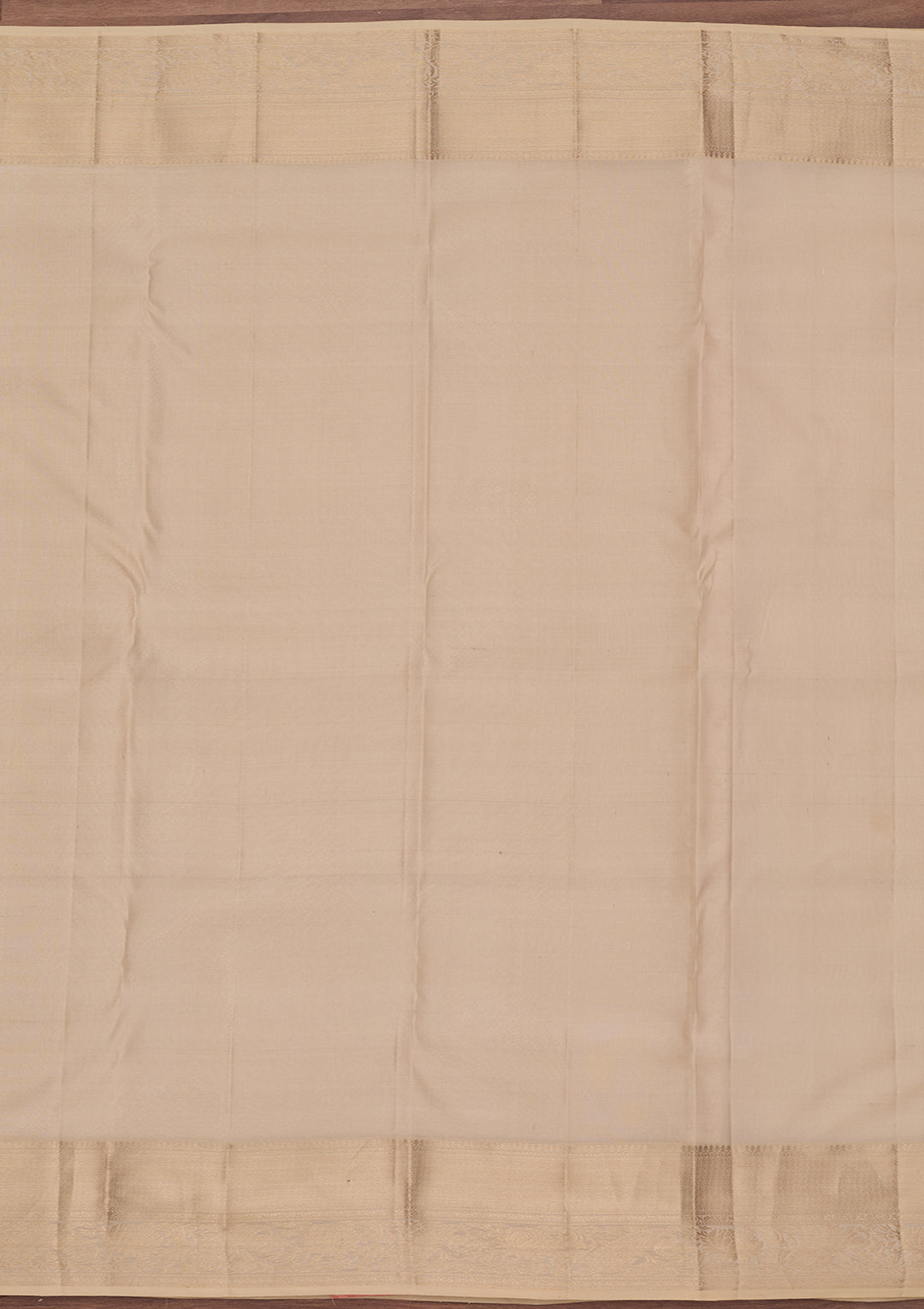Cream Silk Jaal Saree With Matching Blouse Piece