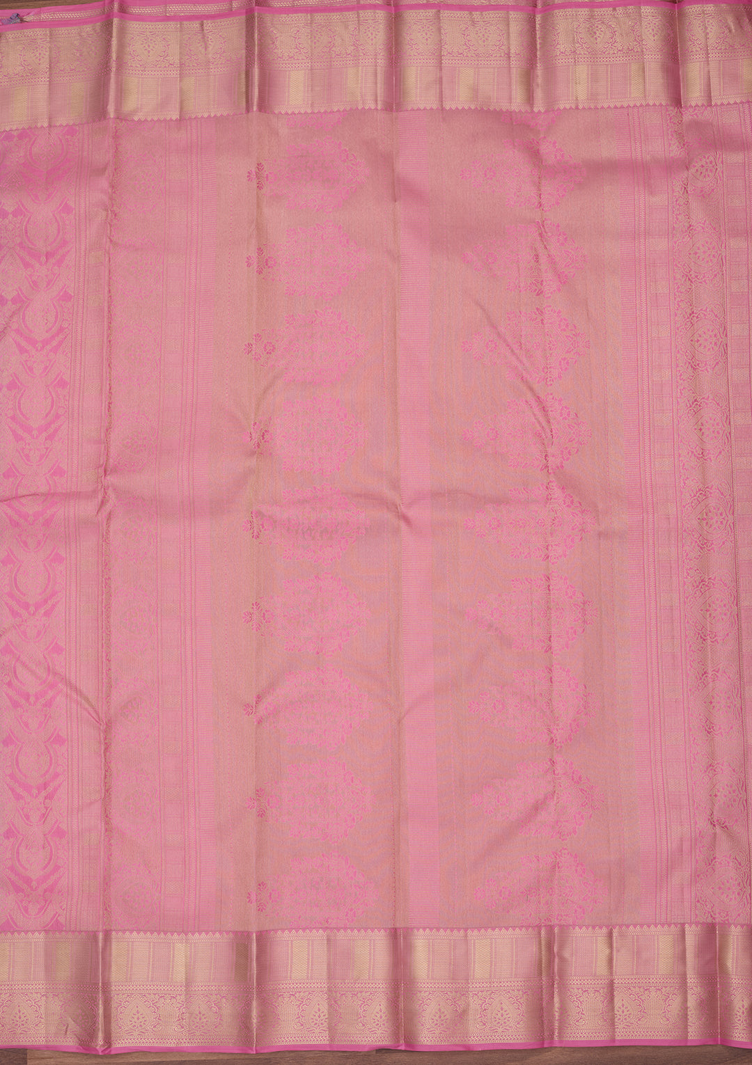 Pink Kanjivaram Pure Silk Saree