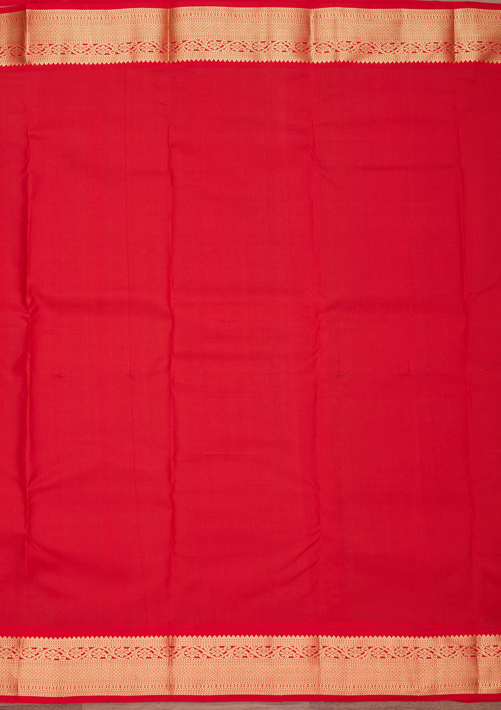 Black Silk Buti Saree With Matching Blouse Piece