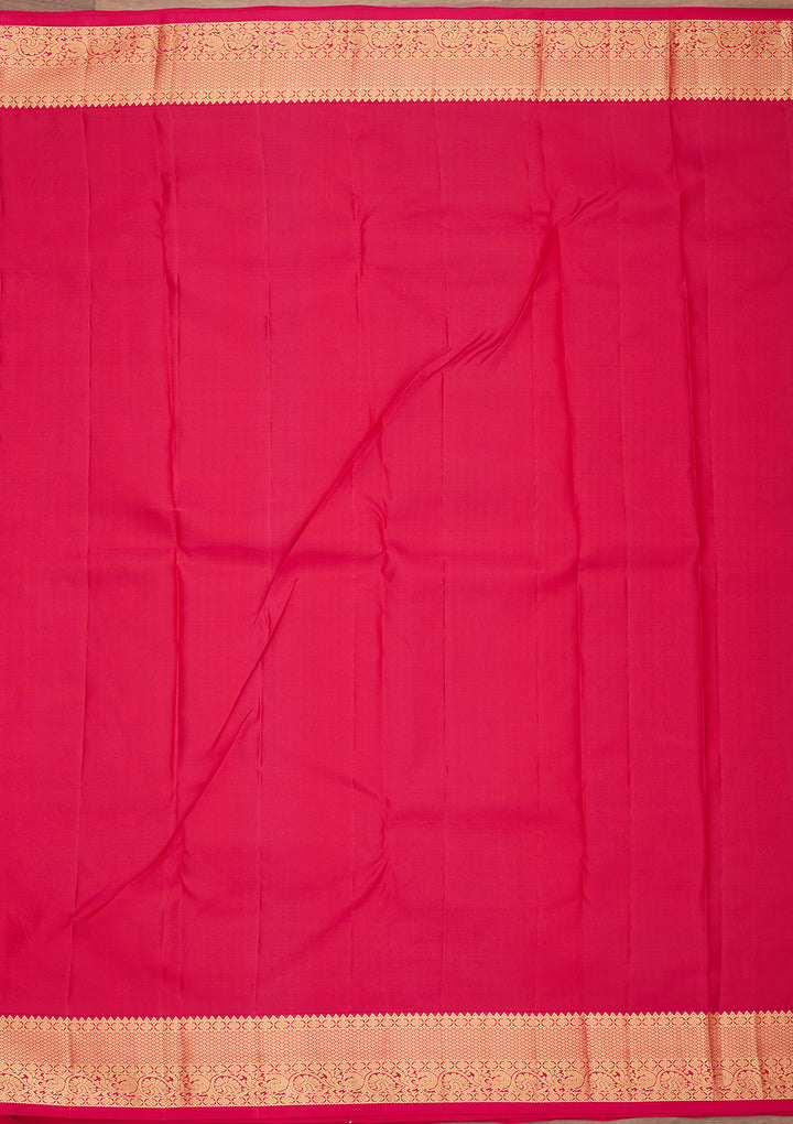 Mehendi Kanjivaram Pure Silk Saree