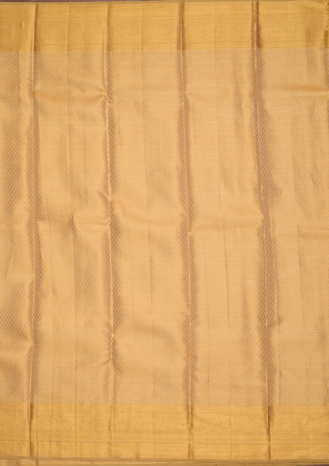Gold Silk Jaal Saree With Matching Blouse Piece