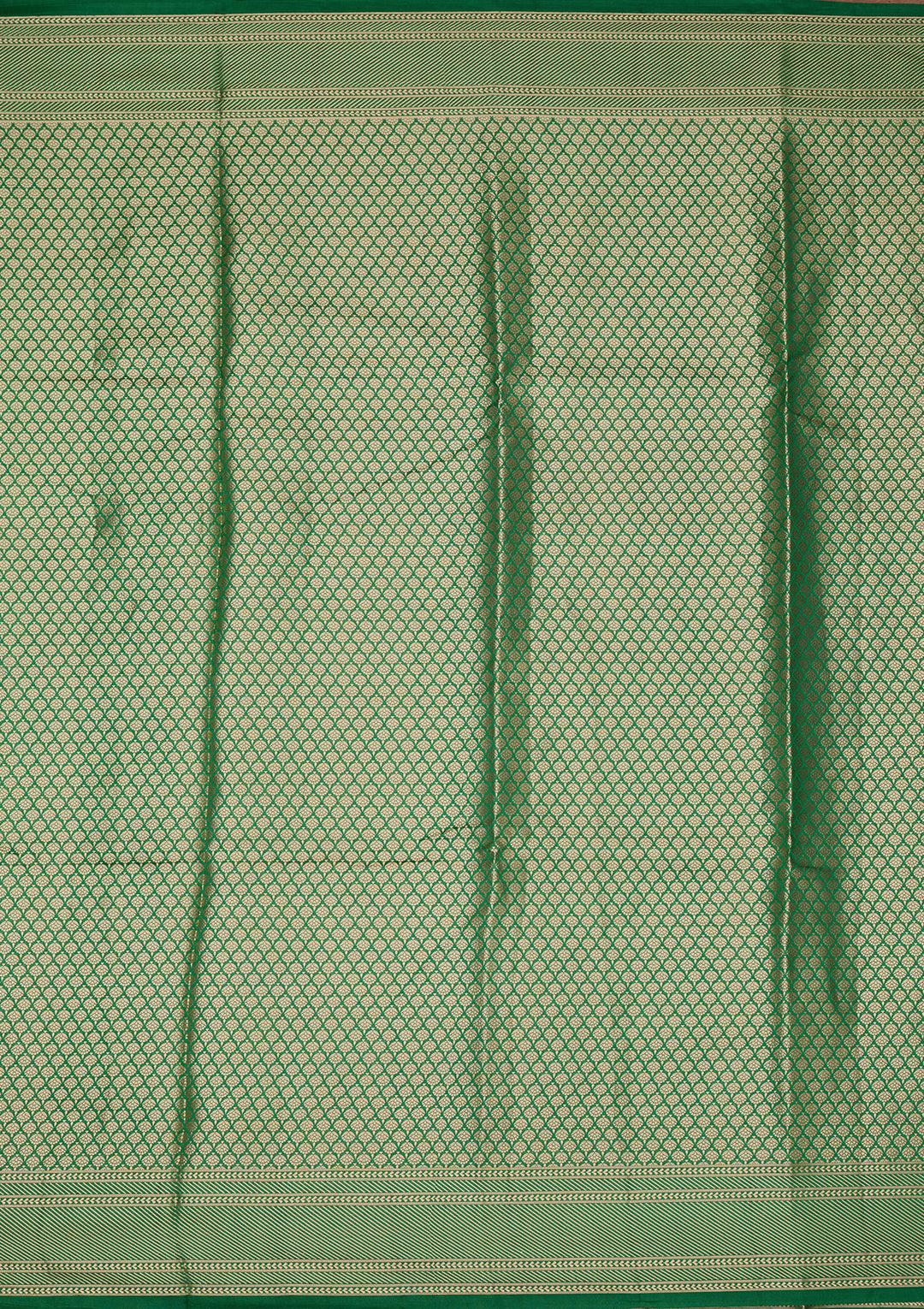 Rama Green Banarasi Pure Silk Saree